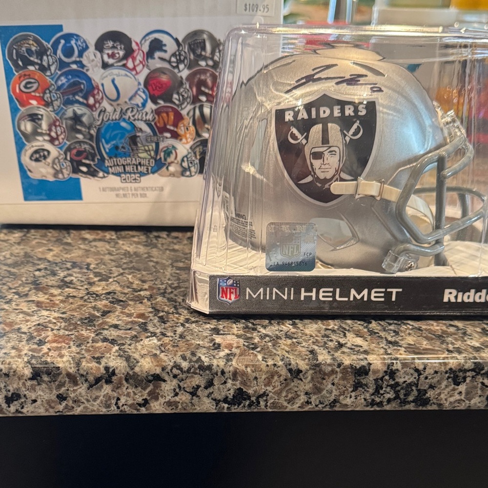 NFL Silver Mini Helmet